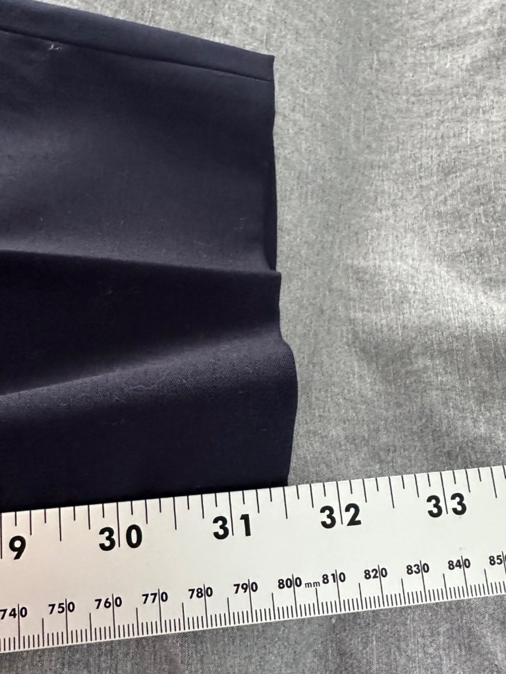 Brooks Brothers 1818 Mens Blue Wool Reda Dress Pants Slim Fit 34x32 *Altered* - Picture 10 of 11